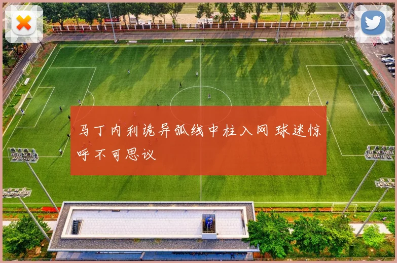 马丁内利诡异弧线中柱入网 球迷惊呼不可思议